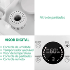 umidificador de ar 3 litros silencioso com 30 horas de uso