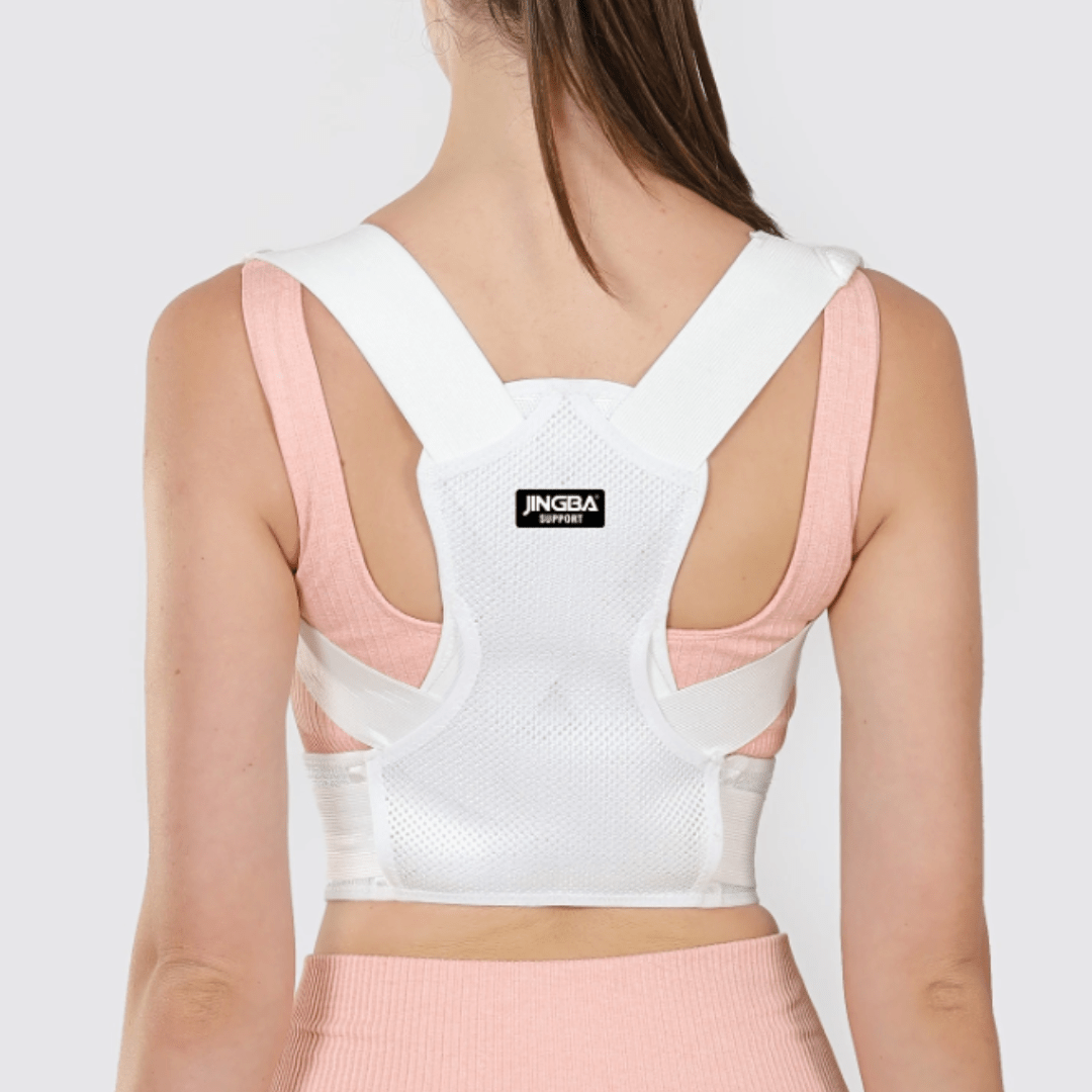corretor postural posturepro feminino ajustável e discreto para alívio de dores