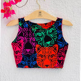 Cropped Aura Felinos Neon