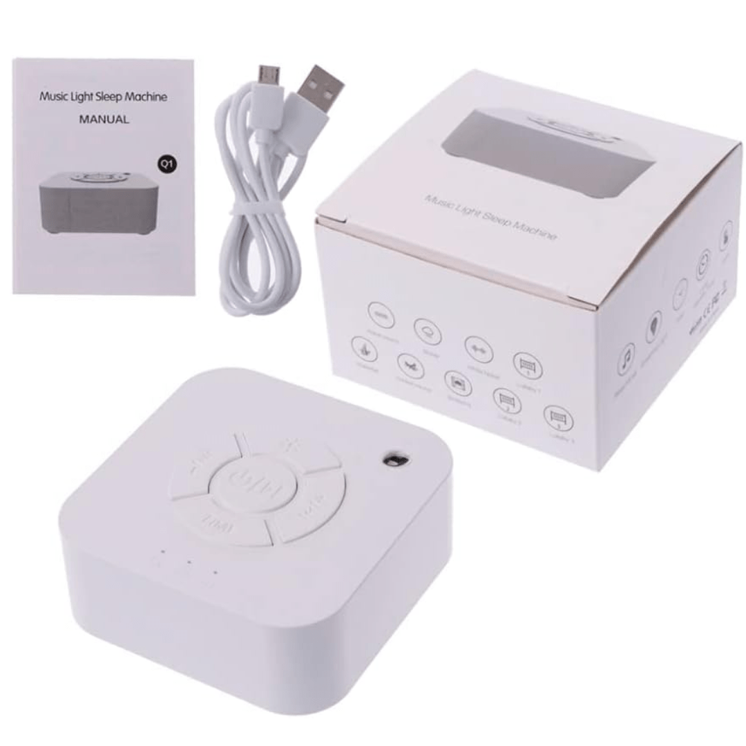 máquina de ruído branco para sono profundo – 6 sons relaxantes