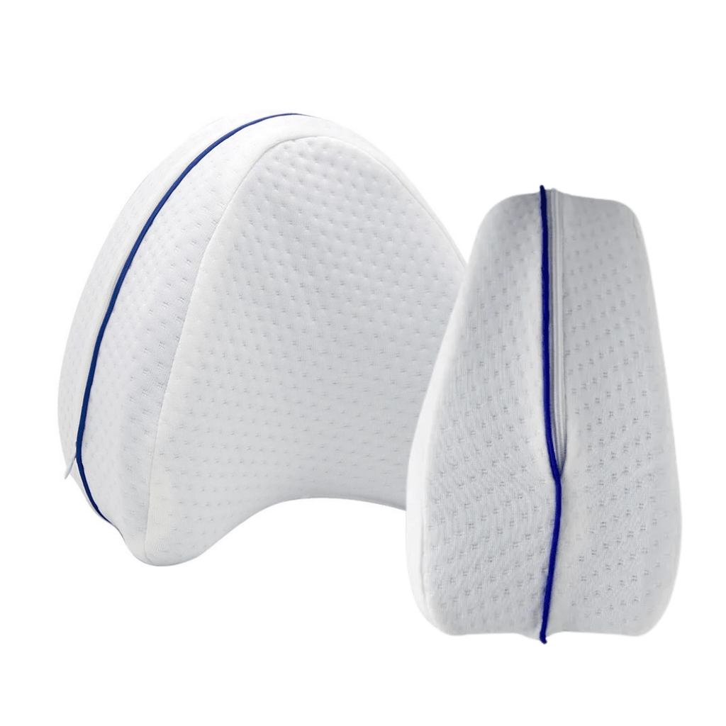 travesseiro ergonômico para pernas espuma de memória premium
