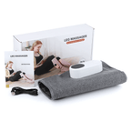 massageador de compressão para pernas com calor ajustável e portátil