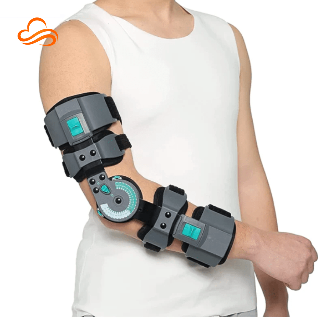 Suporte Articulado para Cotovelo - Ajustável 0°-120° e Conforto