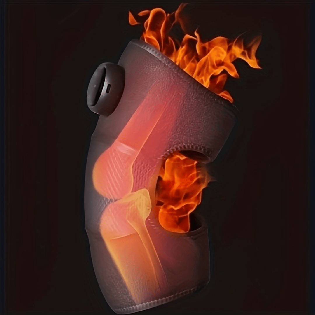 Massageador Portátil 3 em 1 com Calor e Vibração para Alívio da Dor