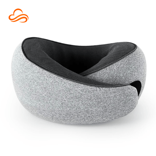 Almofada de Pescoço Ergonômica 360º em Espuma de Memória para Viagens