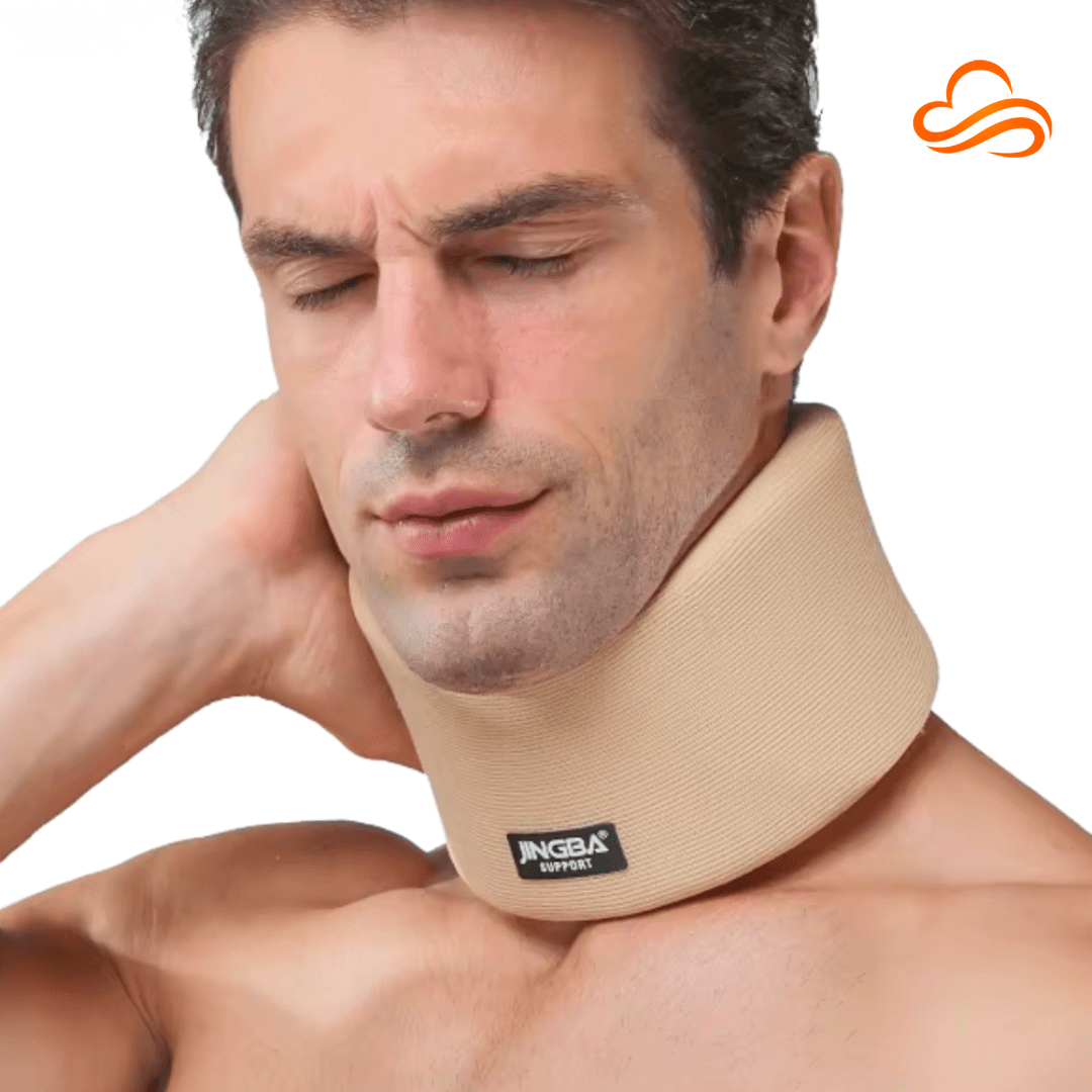 Colar Cervical de Espuma de Memória - Suporte Ergonômico e Conforto