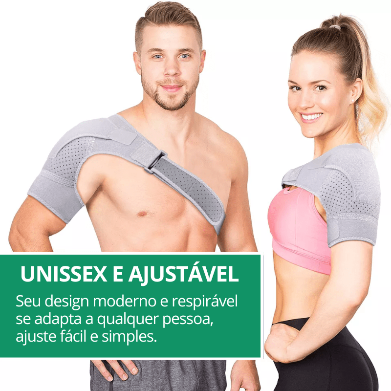 Suporte Ombro Ajustável em Neoprene - Alívio de Dores e Estabilidade
