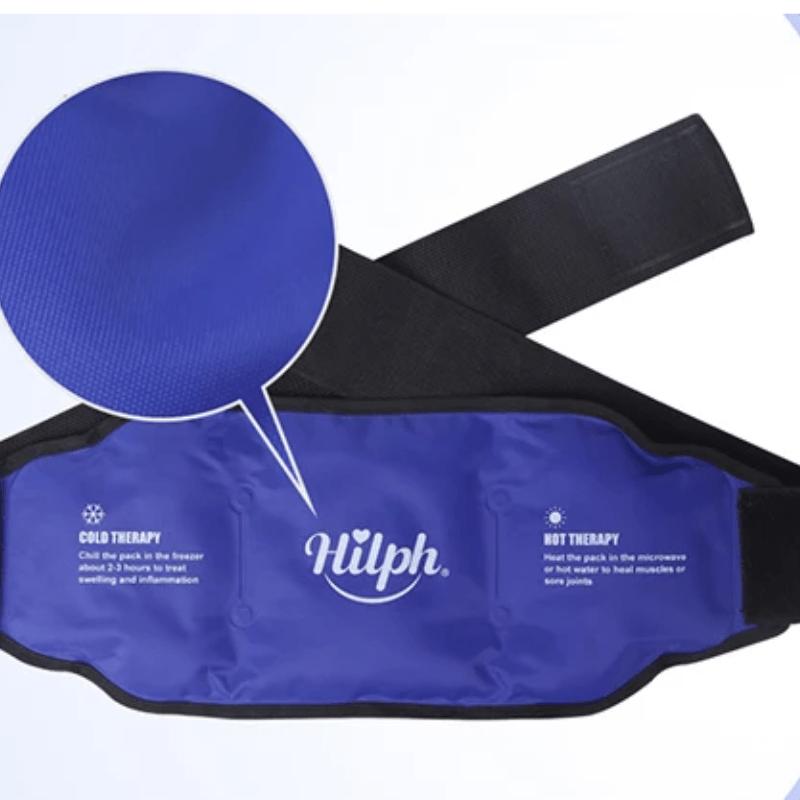 Bolsa Lombar Quente e Fria com Cinto Ajustável para Alívio de Dores