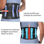 Cinta Semirrígida para Lombar - Suporte Ergonômico e Alívio de Dores