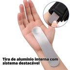 órtese de punho ajustável com tala de alumínio para alívio imediato