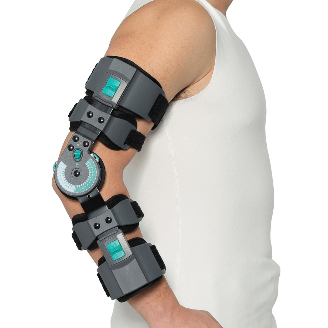 Suporte Articulado para Cotovelo Ajustável - Conforto e Estabilidade