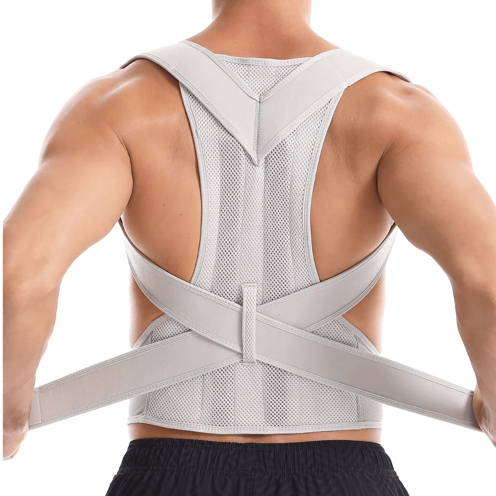 Corretor Postural PosturePro: Suporte Lombar Ajustável e Alívio de Dores