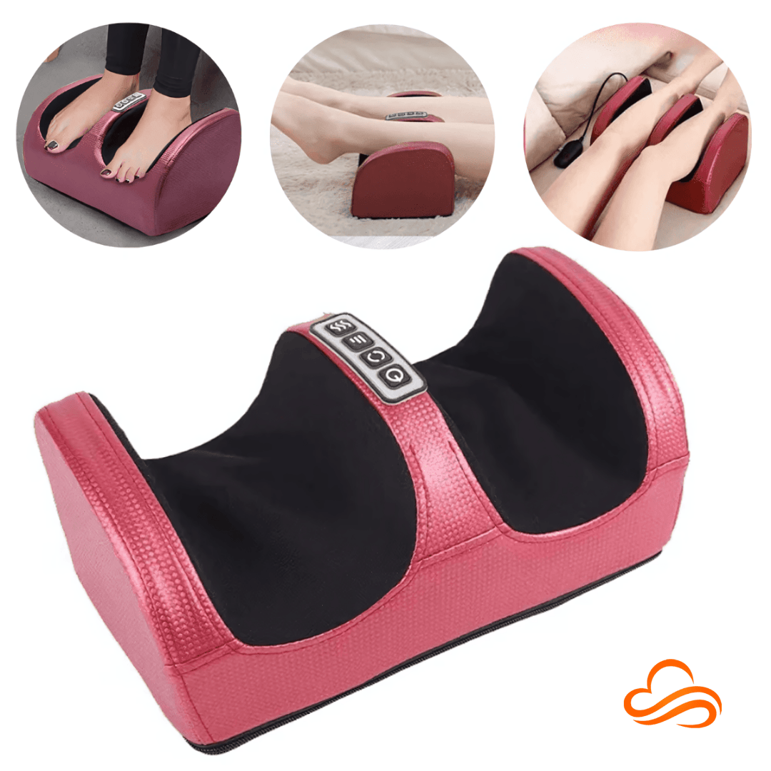 Massageador de Pés Térmico 3D Shiatsu com Aquecimento e 6 Esferas