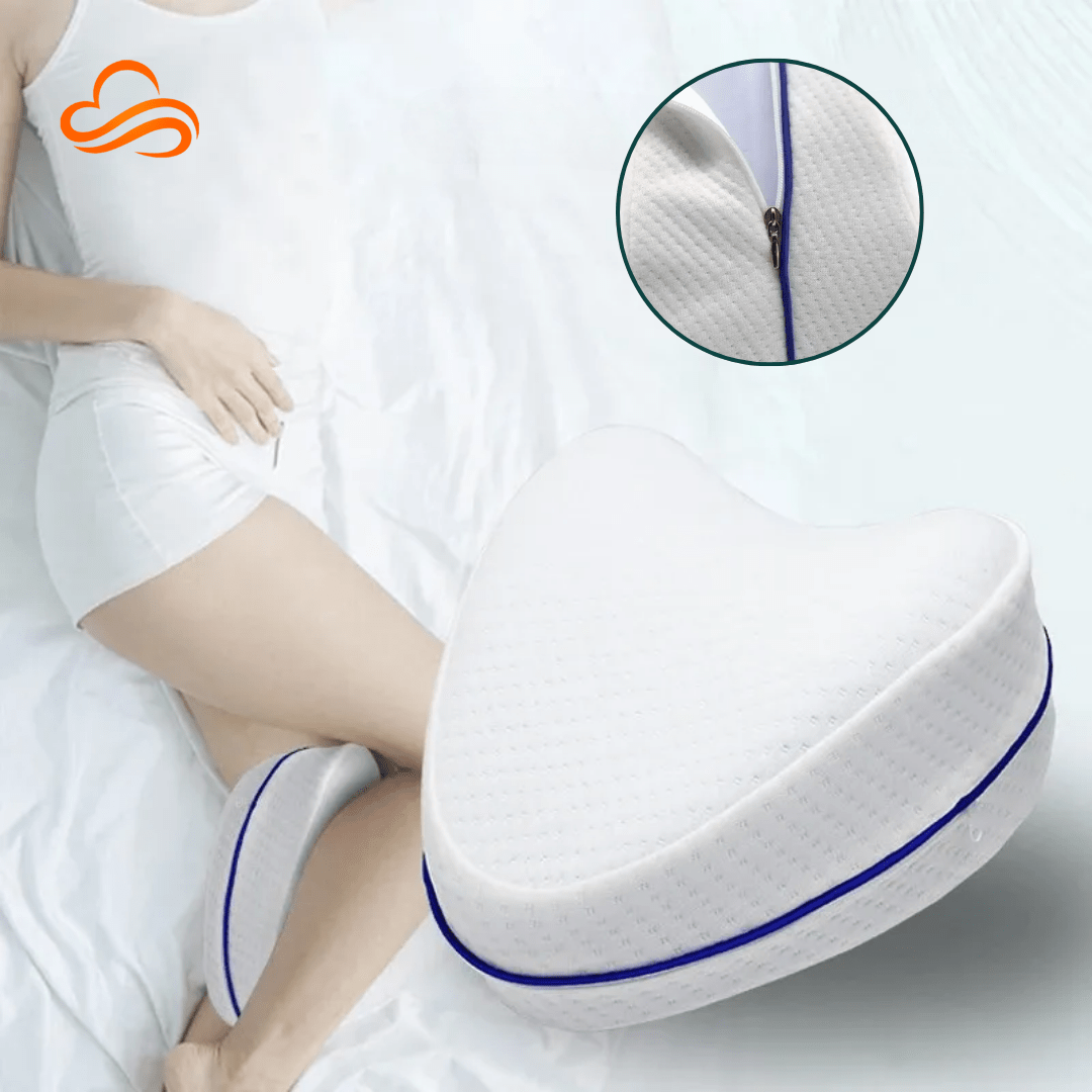 travesseiro ergonômico para pernas espuma de memória premium