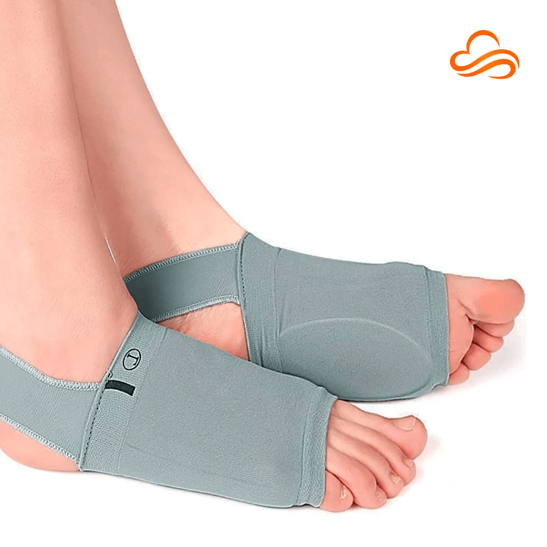 Meia de Compressão ArcoFit – Alívio para Fascite Plantar e Pé Chato