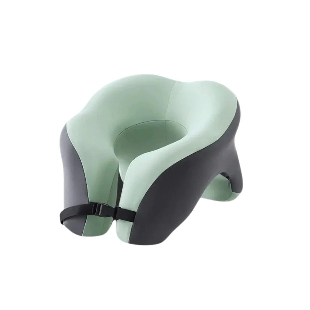 travesseiro de pescoço memory foam respirável – conforto em viagens