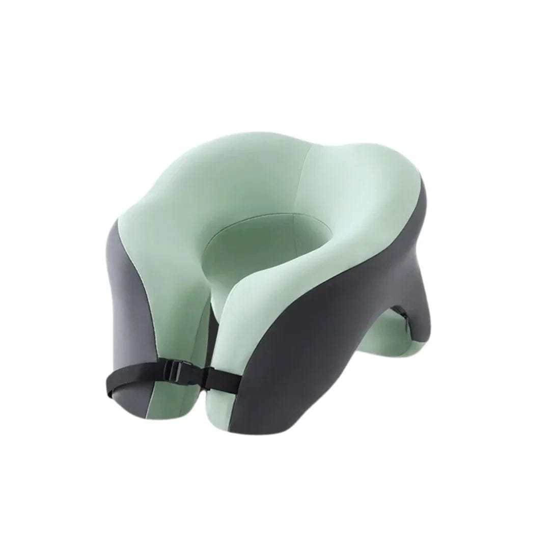 travesseiro de pescoço memory foam respirável – conforto em viagens