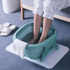 bacia dobrável spafeet com rolos massageadores – alívio para pés cansados