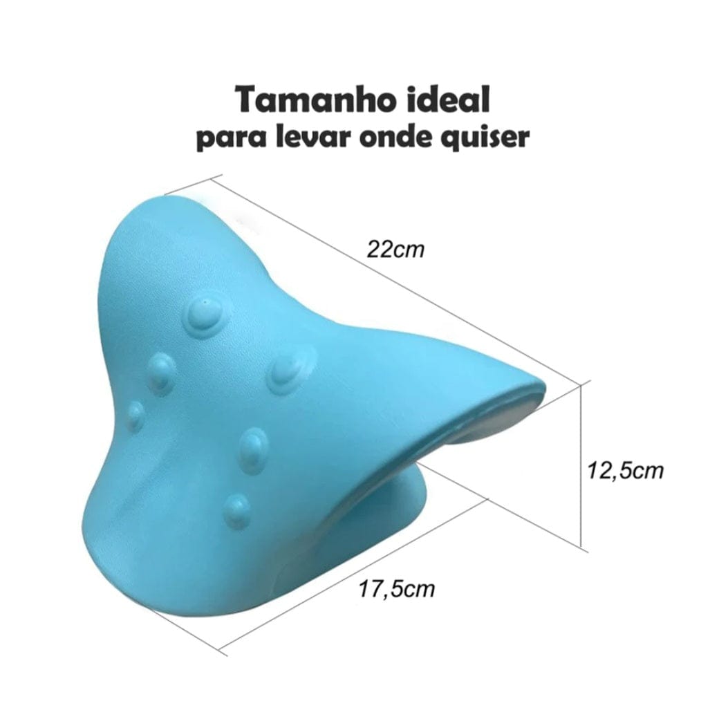 relaxador de pescoço ergonômico em poliuretano – alívio rápido da dor