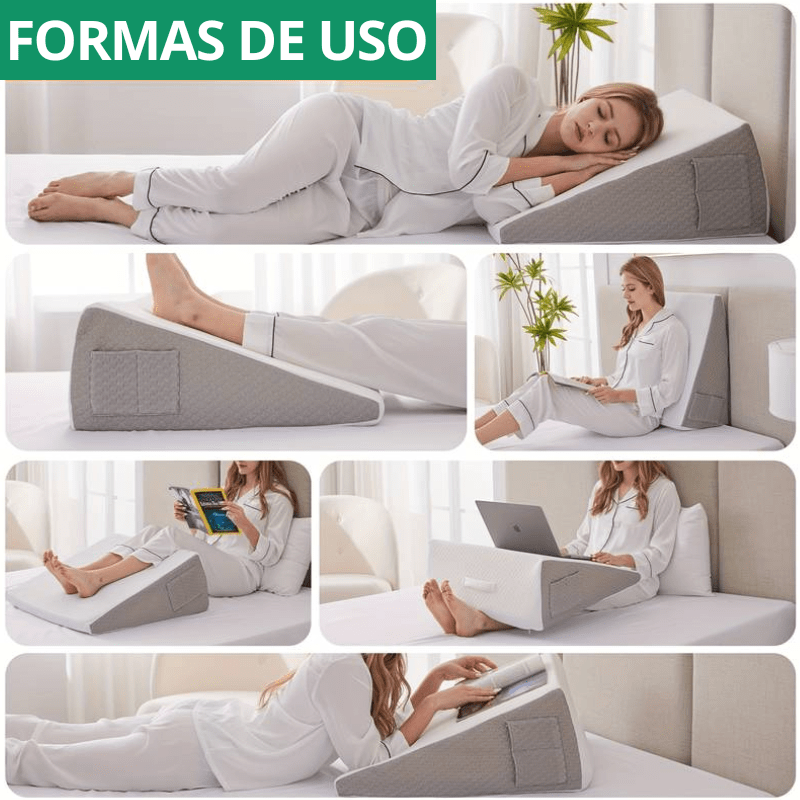 Almofada Ortopédica Multiuso em Espuma de Memória – Conforto Total