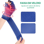 luva de compressão em gel para alívio de dores e tensão muscular