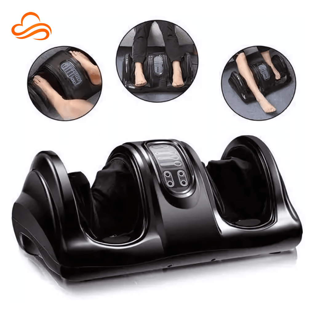 massageador de pés 3 em 1 bivolt – alívio profundo e circulação