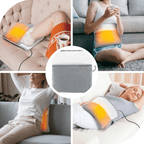 Tapete Aquecedor Elétrico USB para Pés em Lã Macia - Conforto Térmico