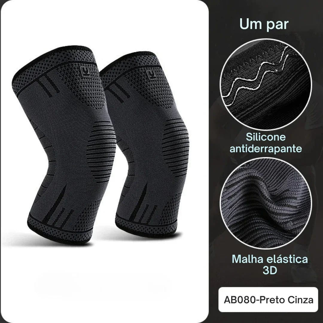 Joelheira Elástica Respirável para Alívio de Dores e Impactos