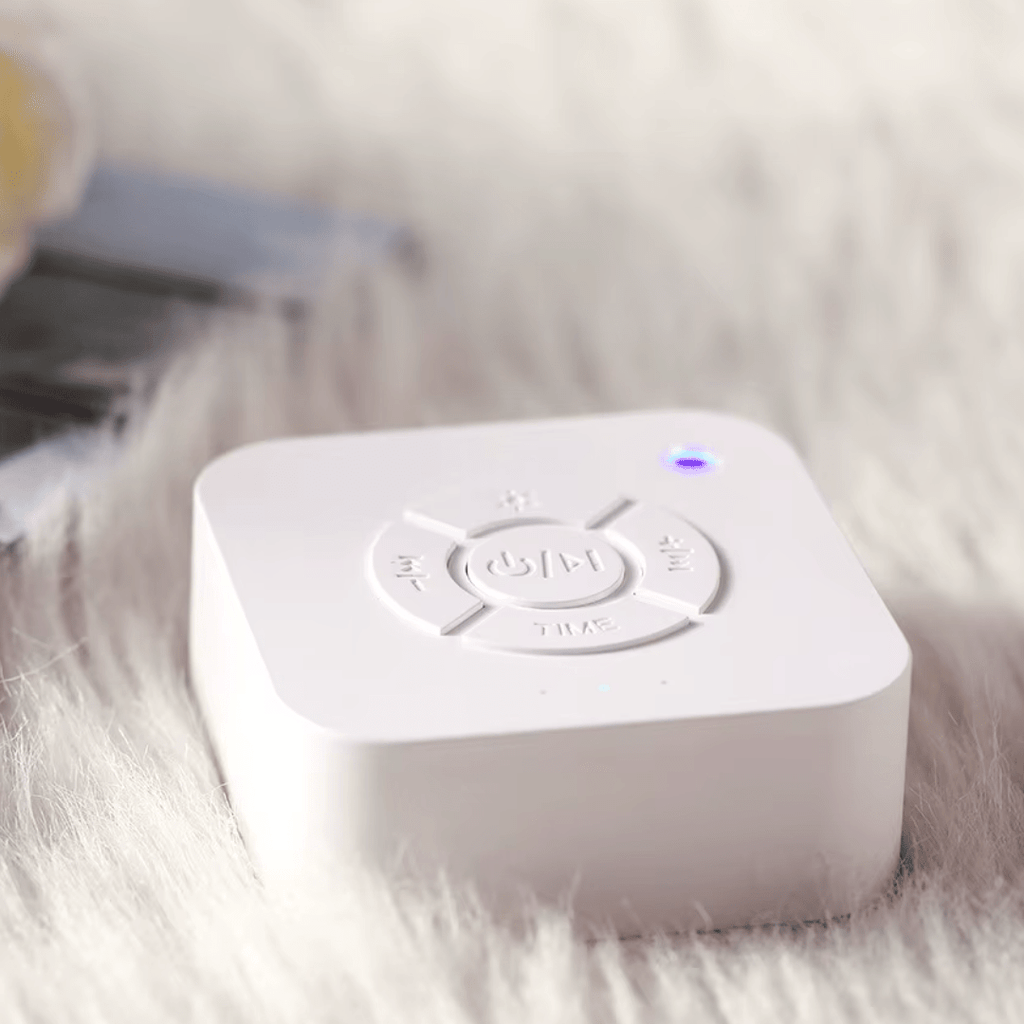 máquina de ruído branco para sono profundo – 6 sons relaxantes