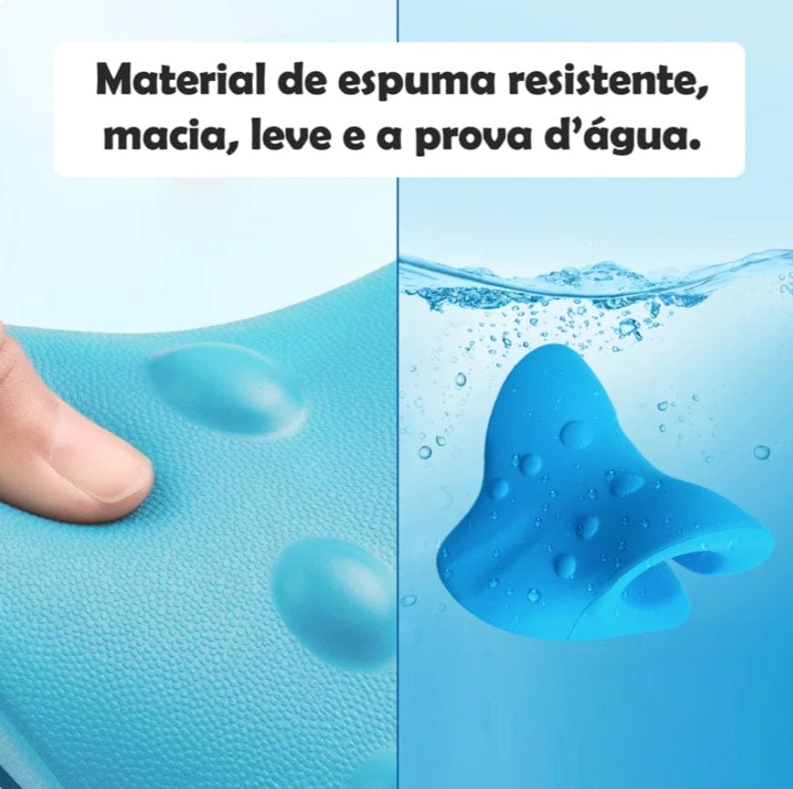 relaxador de pescoço ergonômico em poliuretano – alívio rápido da dor