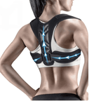 corretor de postura unissex em neoprene alívio de dores e ganho de altura