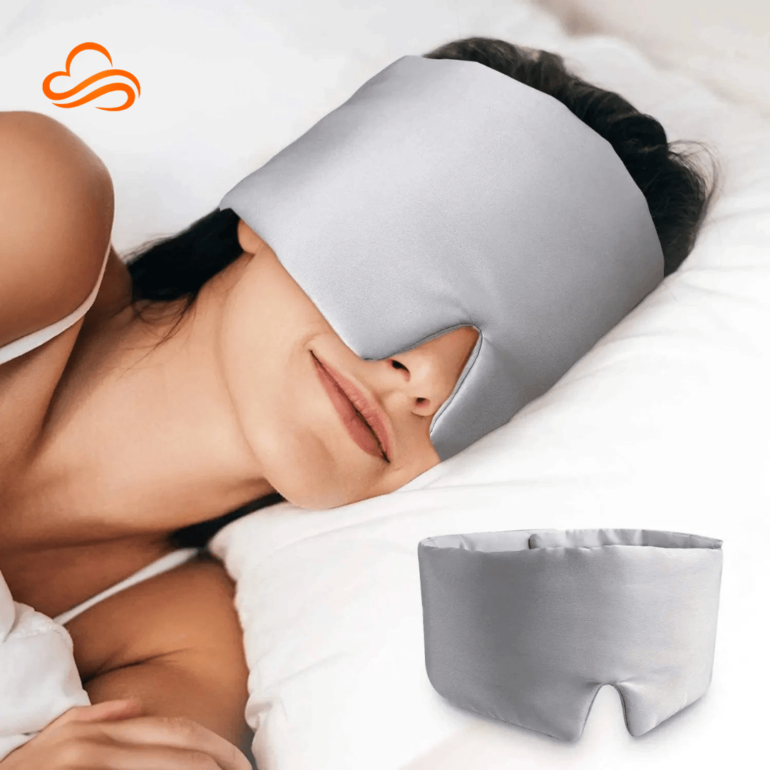 máscara de seda para dormir – bloqueio total de luz e conforto ajustável