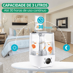 umidificador de ar 3 litros silencioso com 30 horas de uso