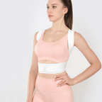 corretor postural posturepro feminino ajustável e discreto para alívio de dores
