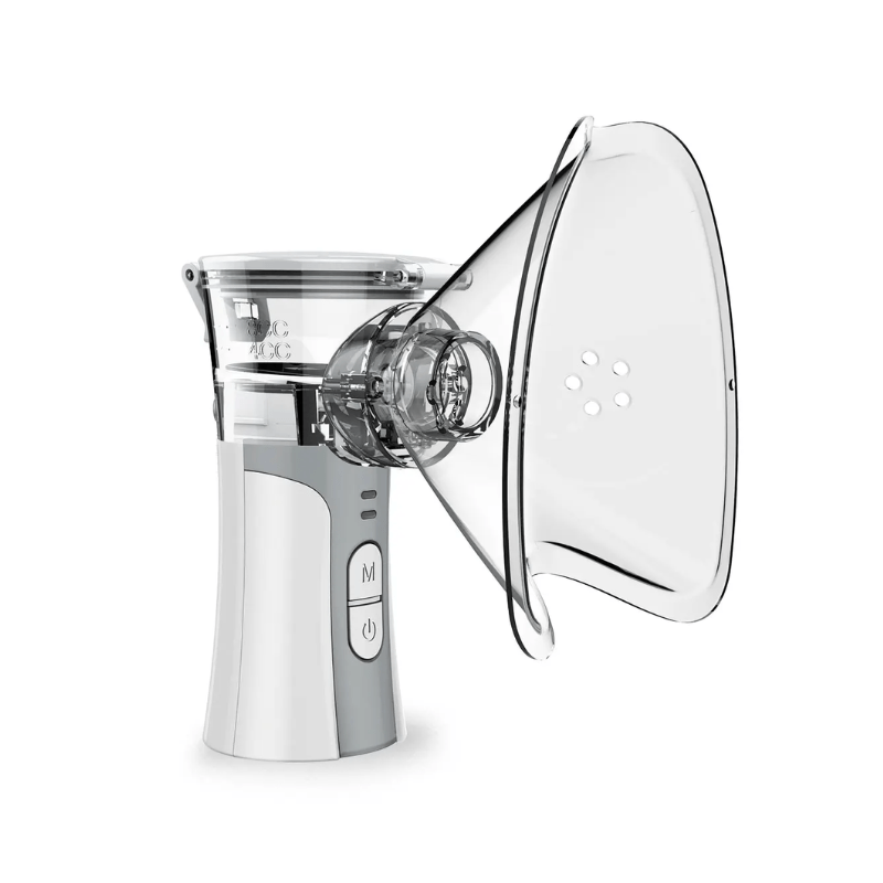 nebulizador portátil nebulife – inalador silencioso e recarregável para respiração fácil