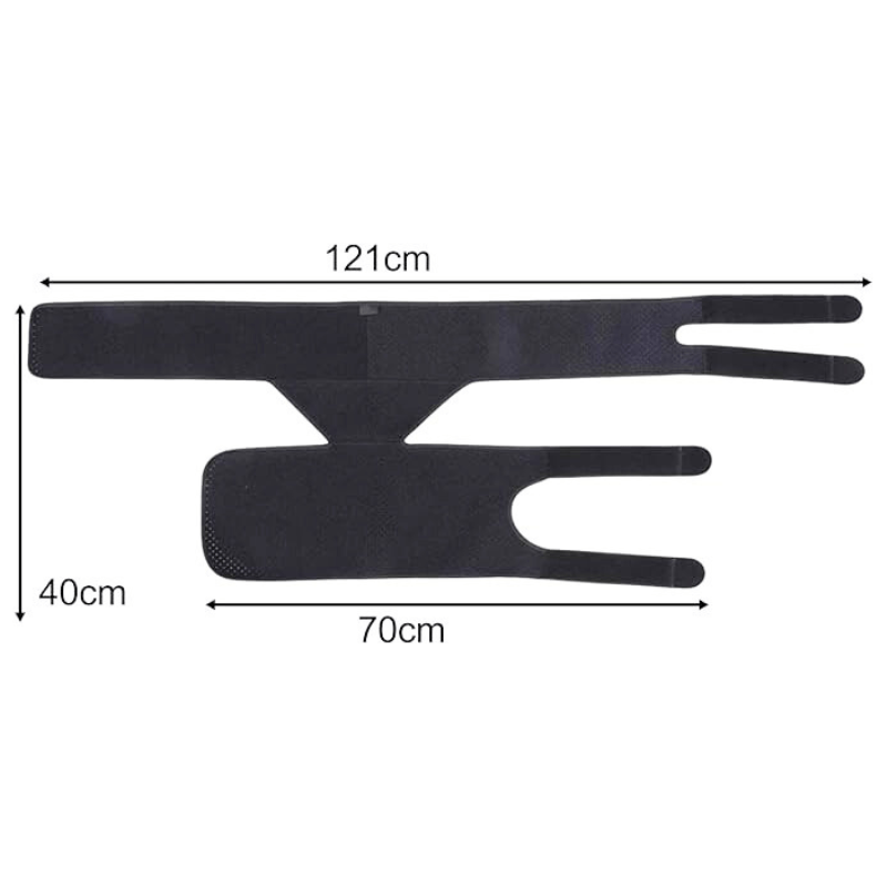 cinta flexnerve de compressão em neoprene para alívio do ciático