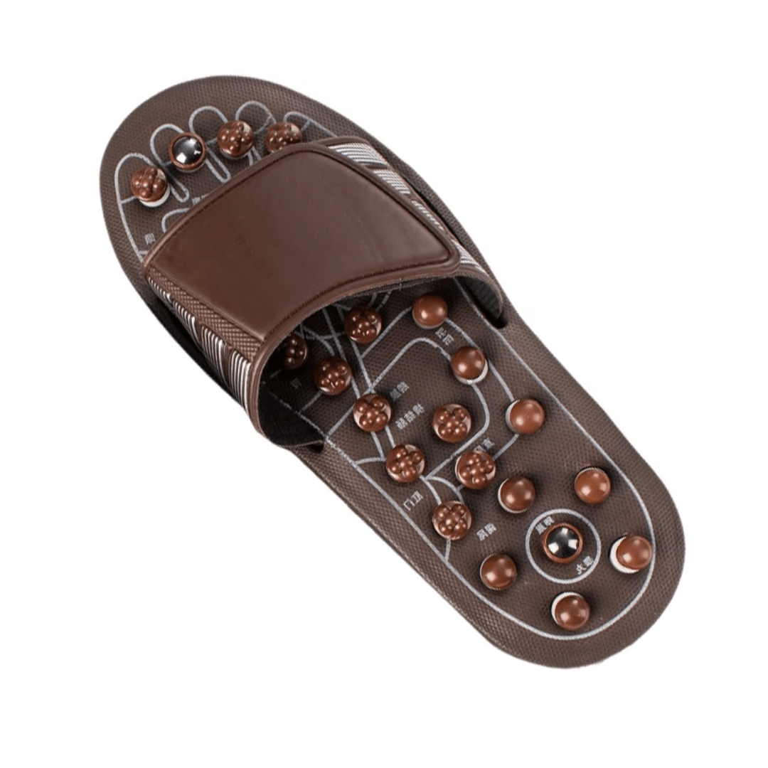 Sandália Massageadora Relax Point Anatômica em PU com Reflexologia