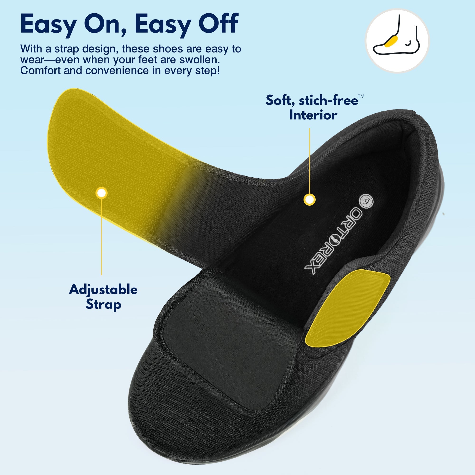 black berry walking shoes-freya confortável