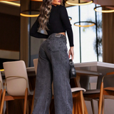 Calça Jeans Wide Leg