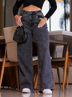 Calça Jeans Wide Leg