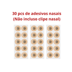 kit de adesivos nasais anti-ronco melhore sua respiração e sono