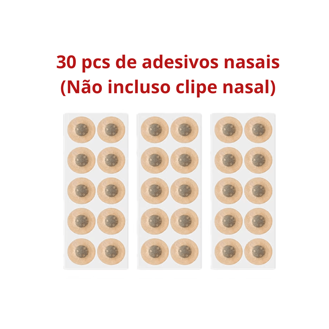 kit de adesivos nasais anti-ronco conforto para dormir melhor