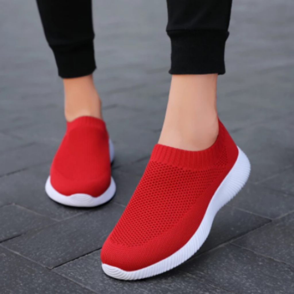 tênis ortopédico feminino confortável para caminhada