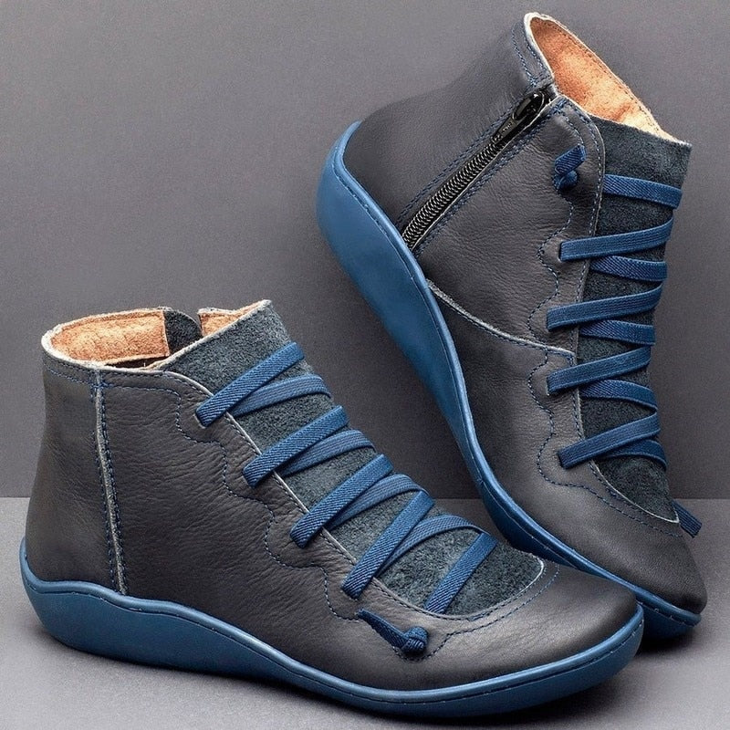 BOTA FEMININA DE COURO
