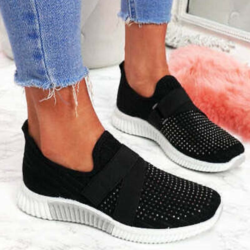 Tênis de caminhada o dia todo Joanete sapatos para mulheres