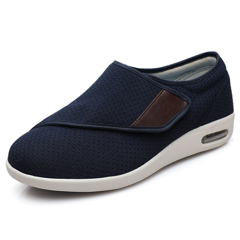 Sapatos para diabéticos Amplo Ajustável Macio e Confortável, Sapatos de Caminhada