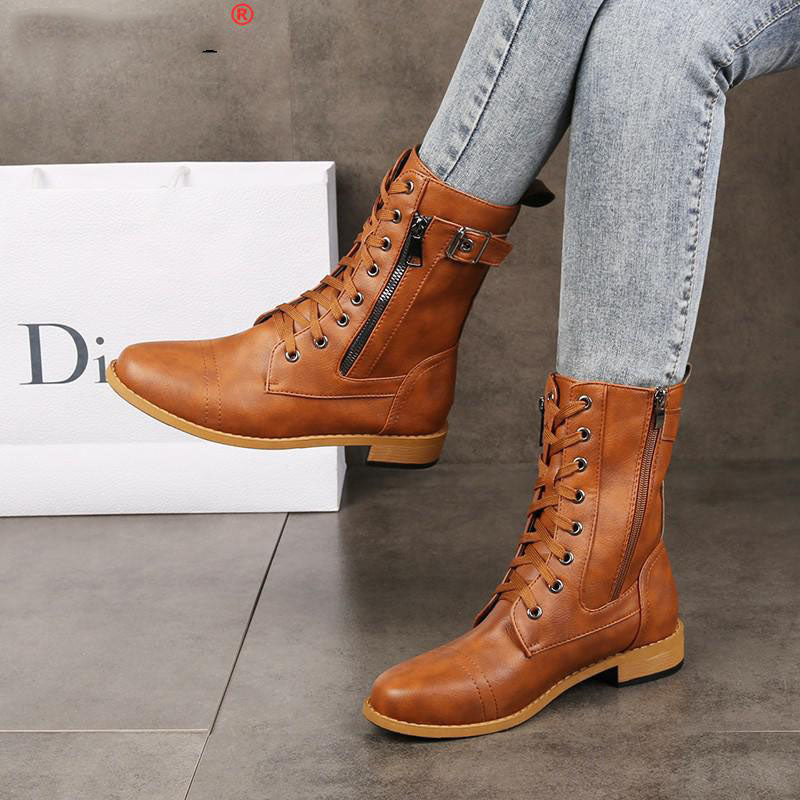 Botas feminina de Inverno cano curto