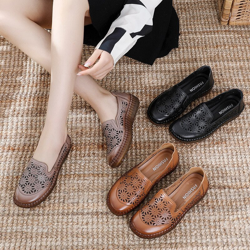 Sapato Feminino Couro