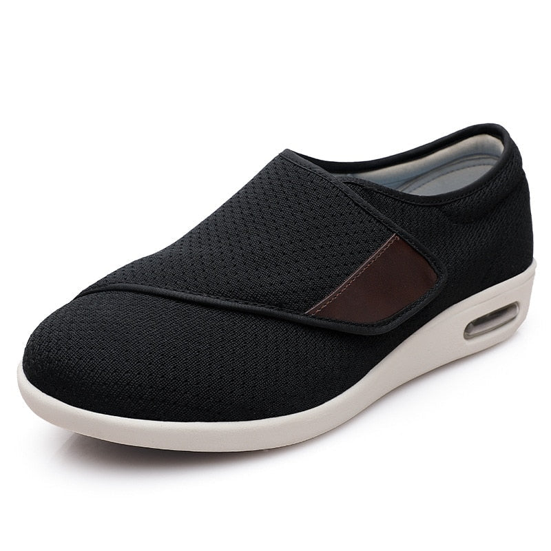 Sapatos para diabéticos Amplo Ajustável Macio e Confortável, Sapatos de Caminhada