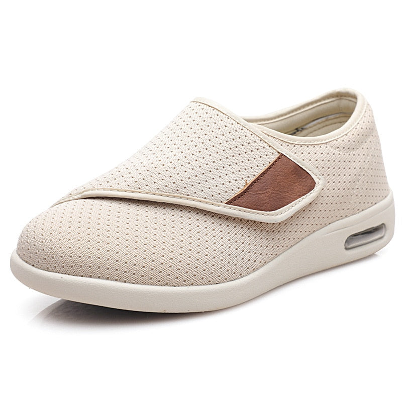 Sapatos para diabéticos Amplo Ajustável Macio e Confortável, Sapatos de Caminhada